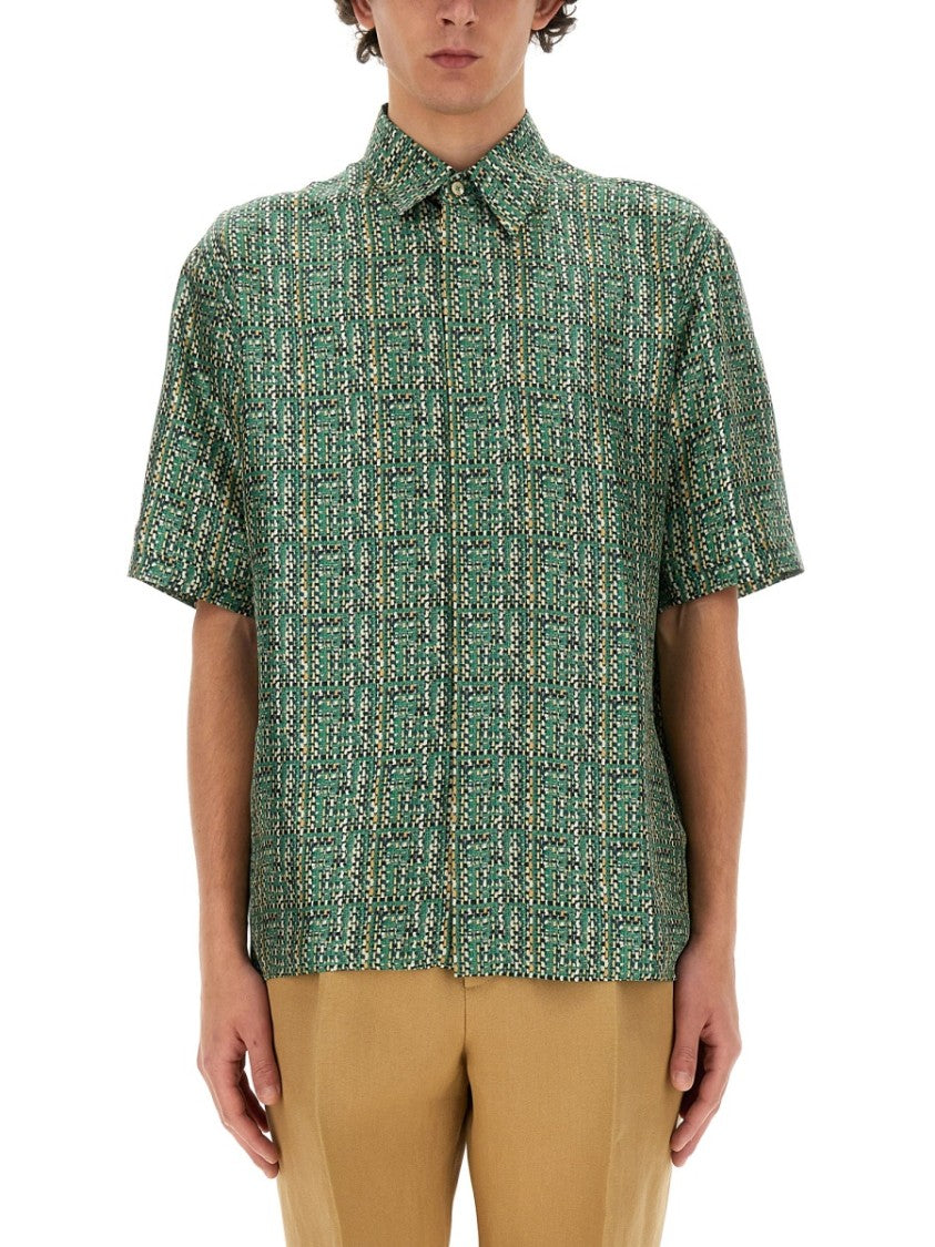 Fendi Ff Silk Shirt