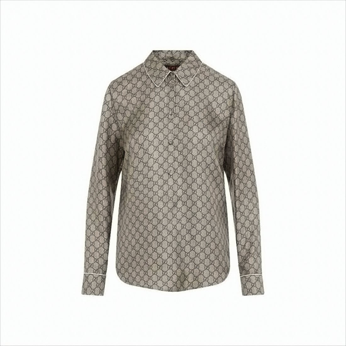 Gucci Silk Long-Sleeved Blouse With Button-Down Design