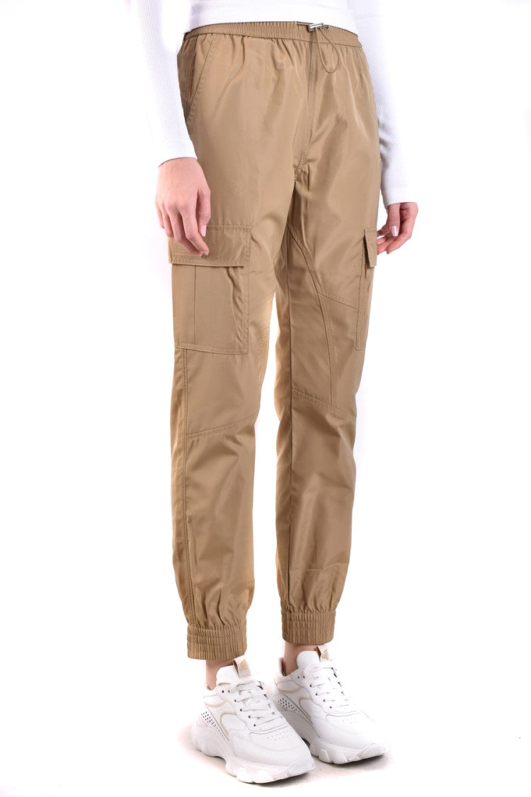 Diesel Cargo Trousers With Elastic Waistband And Functional Pockets