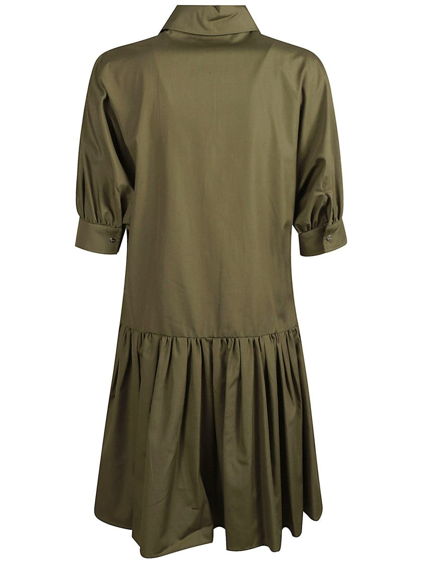 Max Mara Classic Shirt Dress With Structured Collar
