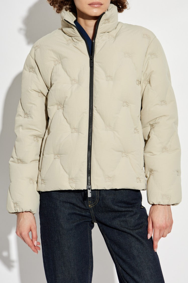 Burberry Puffer Jacket With Stand-Up Collar