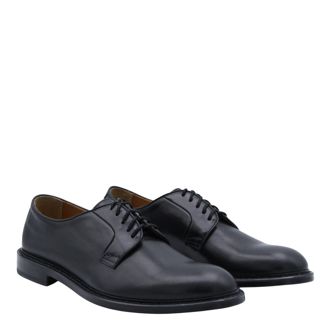 Doucal's Matte Finish Flat Laced-Up