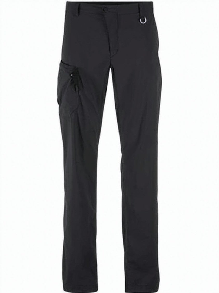 Klattermusen Straight Pants With Functional Side Pocket And Metal Detail