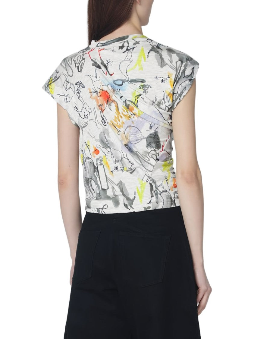 Vivienne Westwood Abstract Print High Neck Top