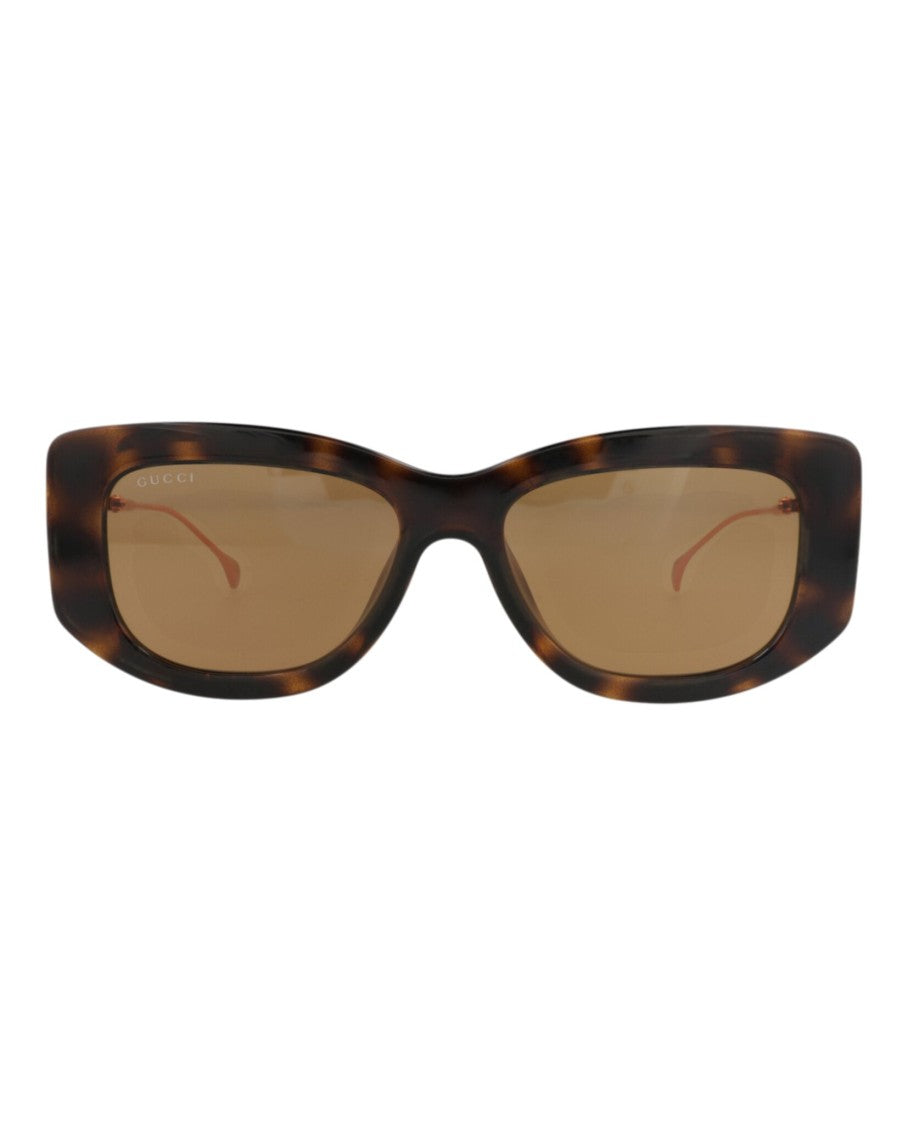 Gucci Square-Frame Injection Sunglasses