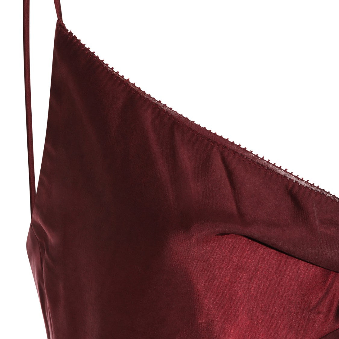 Self-Portrait Burgundy Sleeveless Maxi Dress