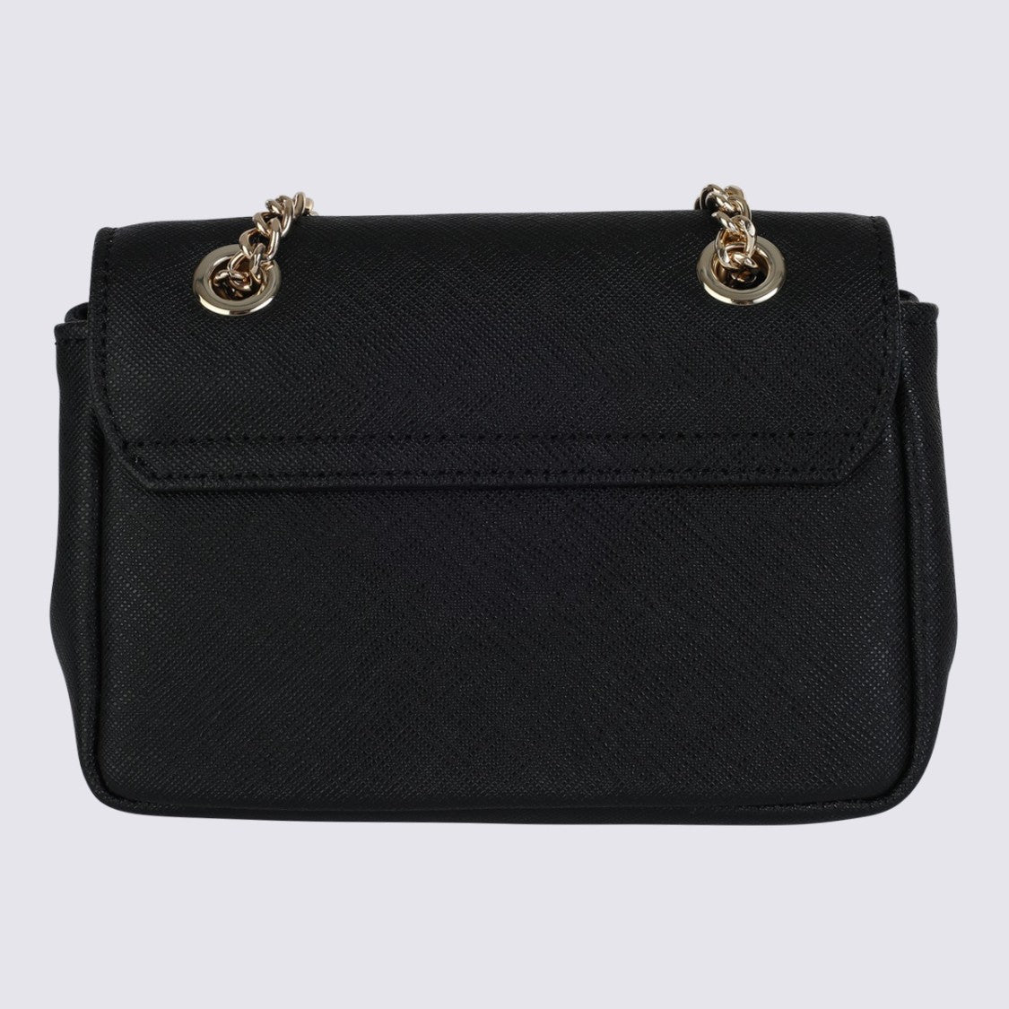 Vivienne Westwood Compact Rectangular Bag With Textured Surface And Orb Emblem