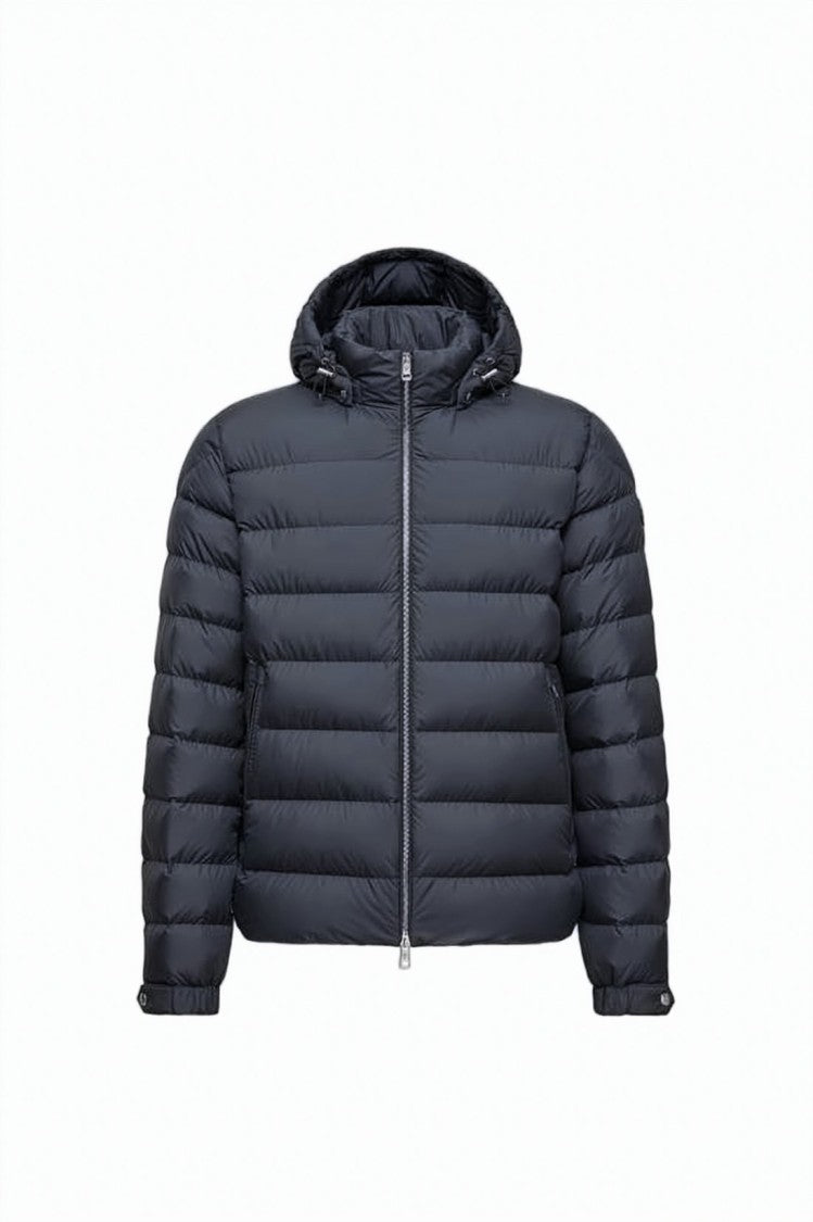 Moncler Short Down Jacket With Horizontal Quilting