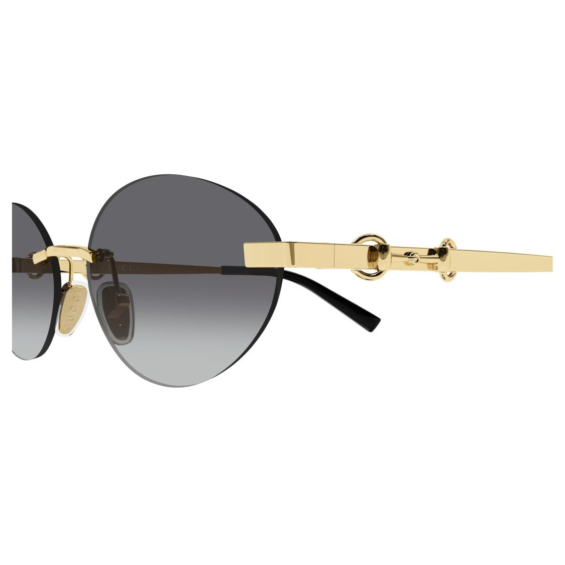 Gucci Gg2051s Oval Rimless Sunglasses