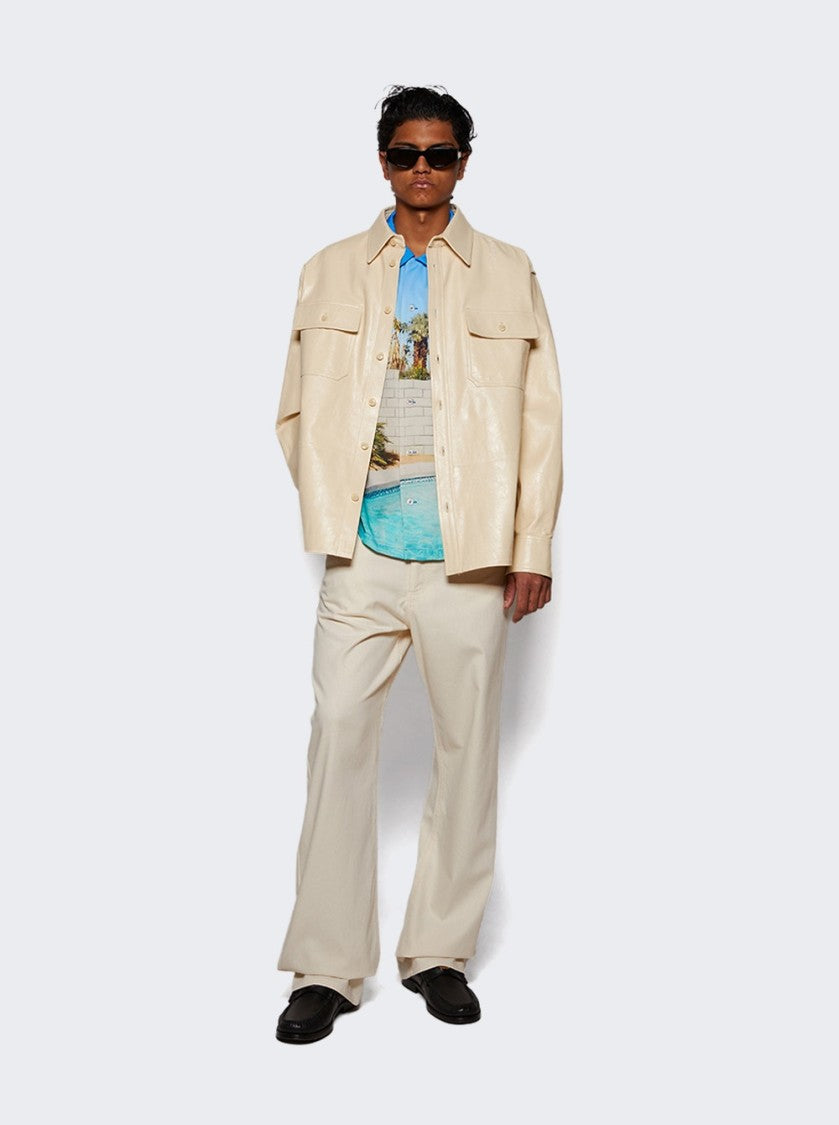 Marni Straight Leg Trousers - Bone