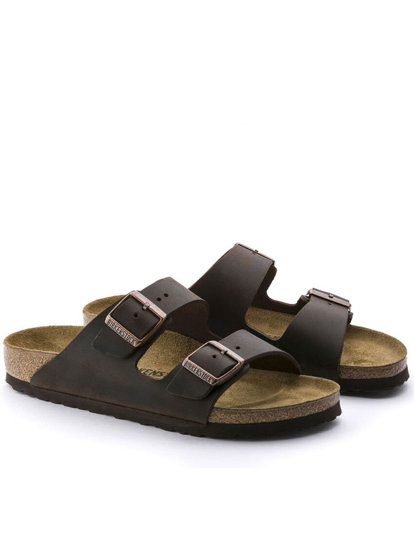 Birkenstock Arizona Brown Leather Open Toe Sandals