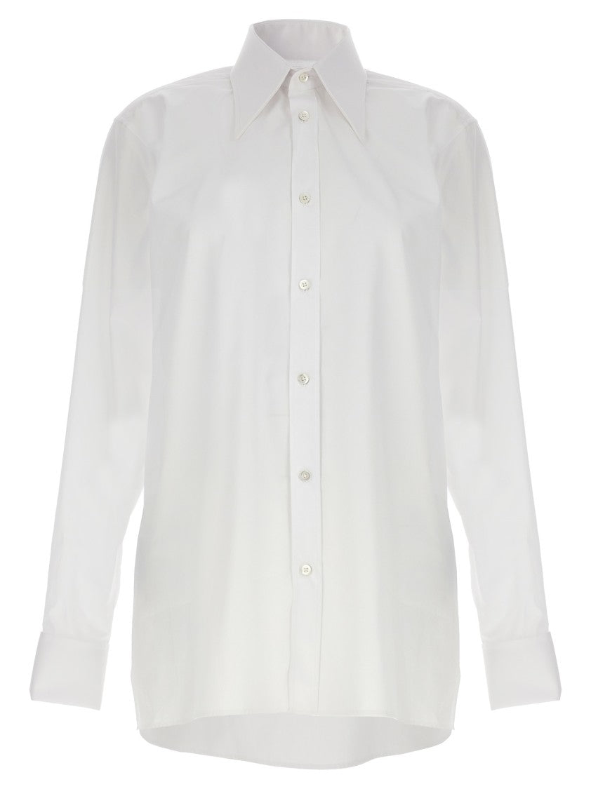 Maison Margiela Cotton Poplin Long Shirt