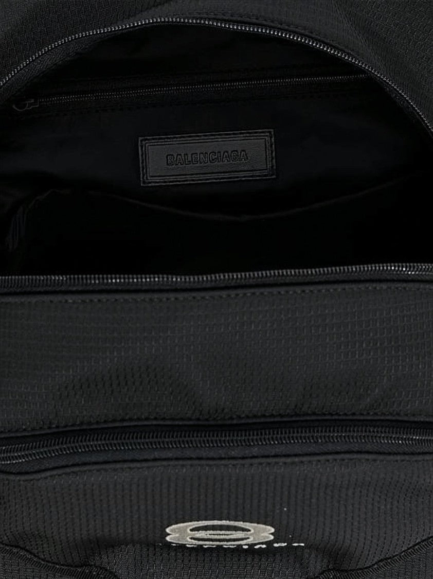 Balenciaga Structured Nylon Backpack With Buckle Closure