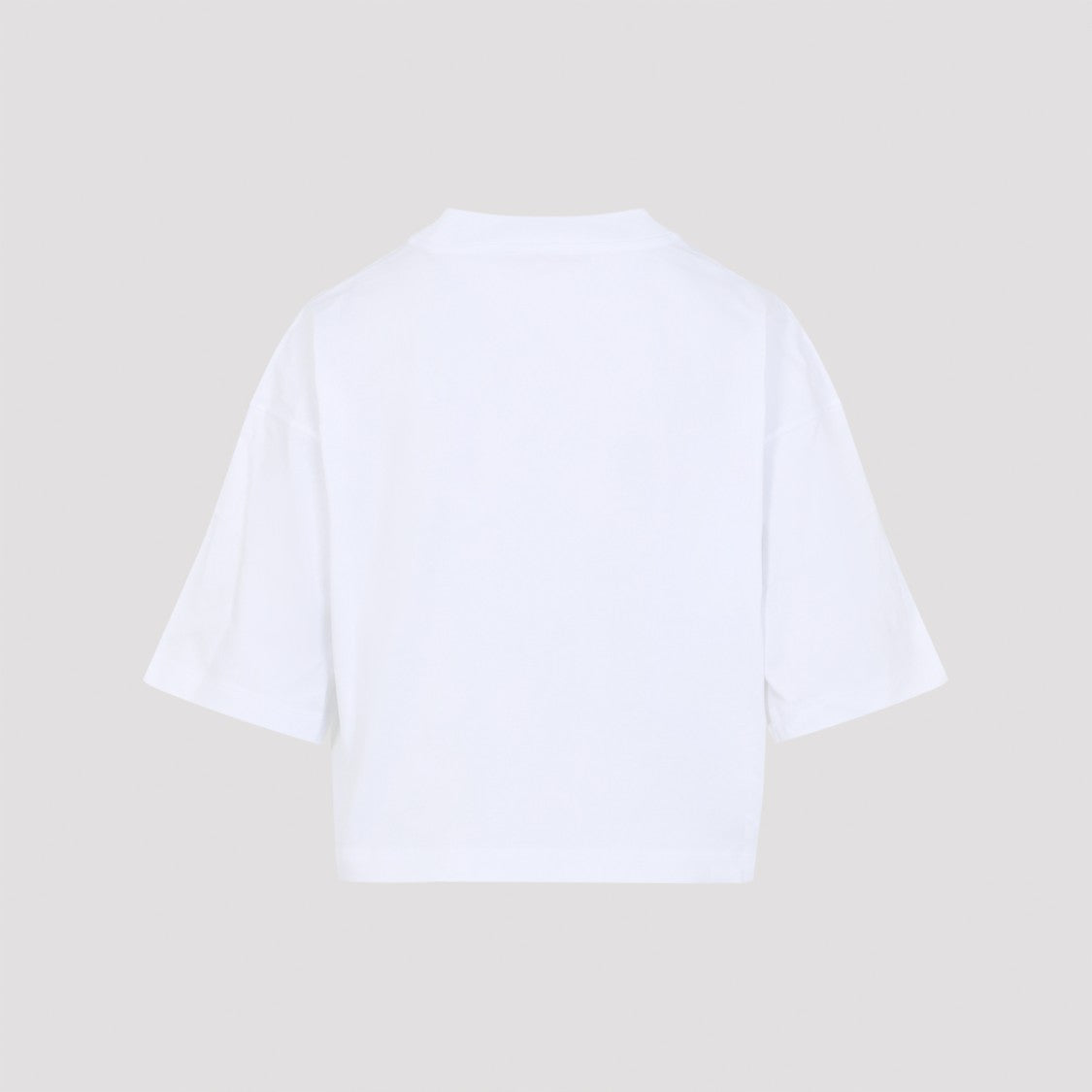 Marni White Cotton T-Shirt With Contrasting Lettering