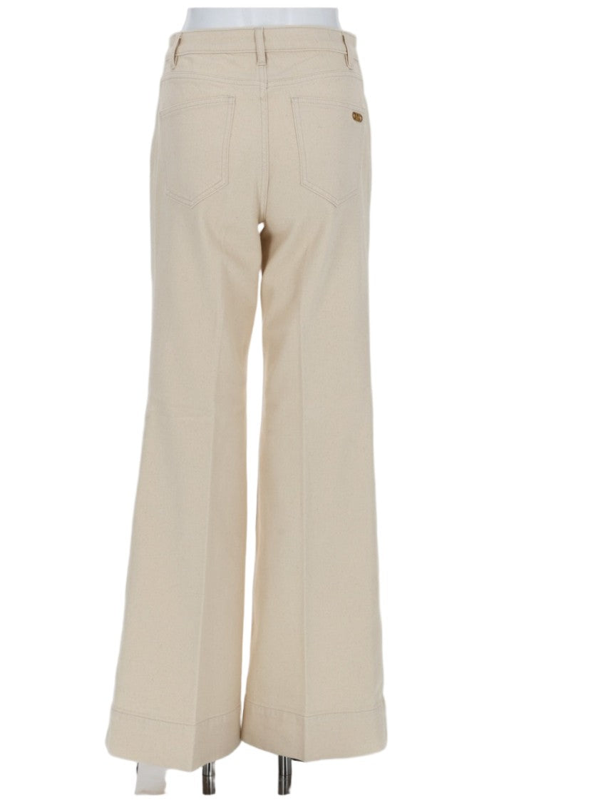 Michael Michael Kors Violette Wide-Leg High-Waist Jeans