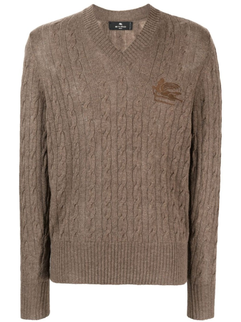 Etro Signature Pegaso Motif Cashmere Jumper