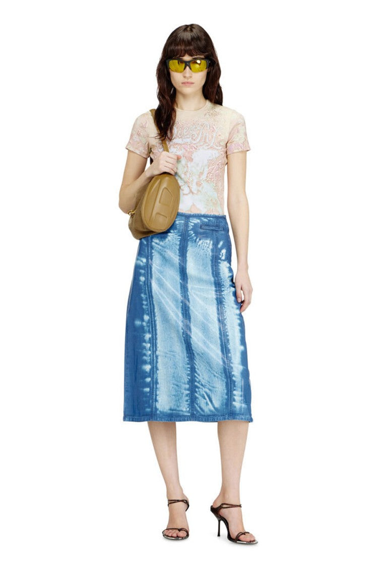Diesel Multicolor Cotton Printed T-Shirt