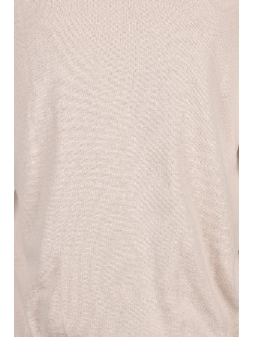Gran Sasso Beige Cotton Cardigan