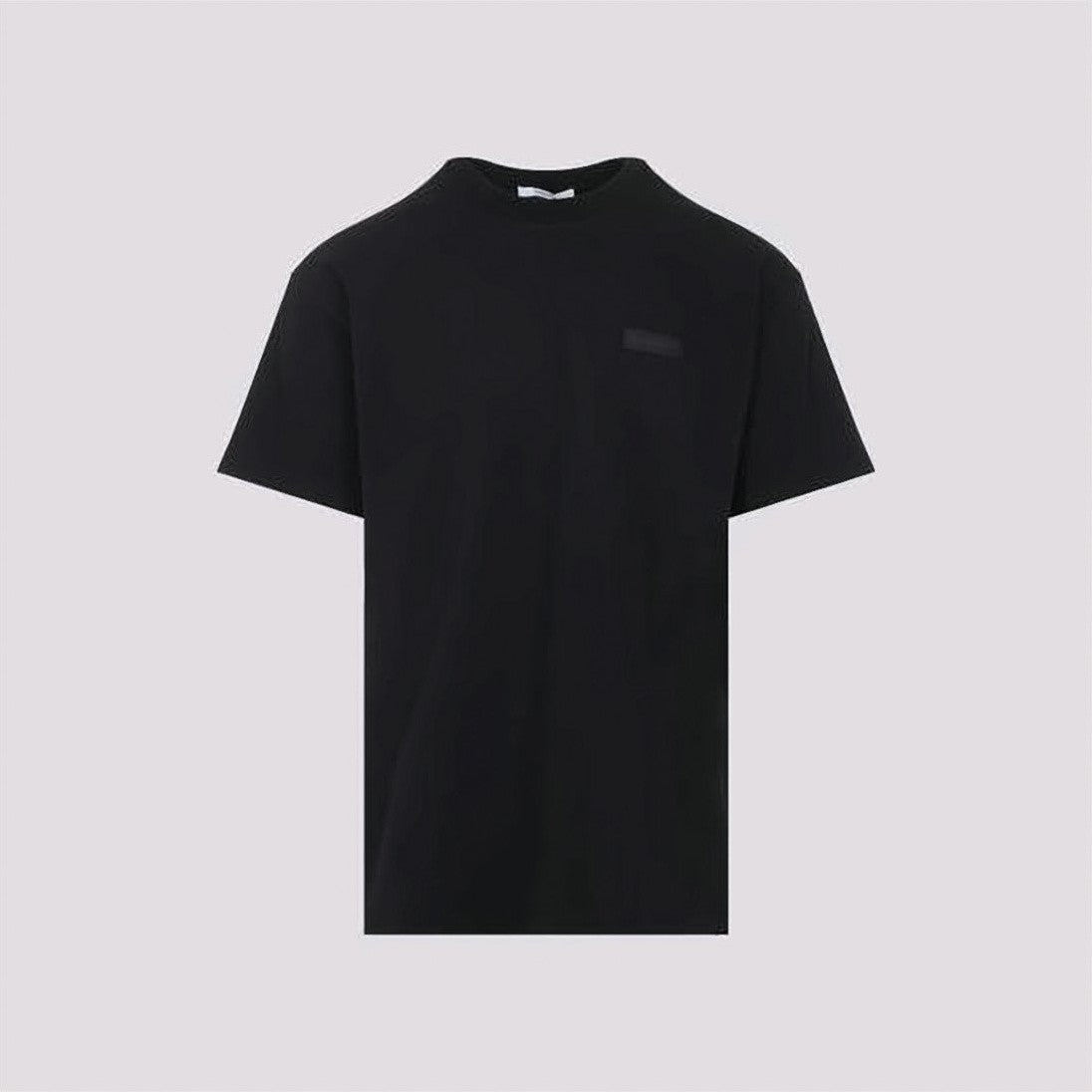 Givenchy Black T-Shirt With Tonal Logo Patch