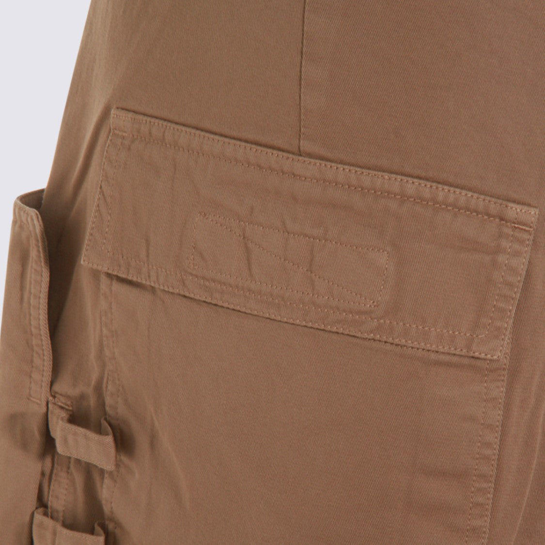 Drkshdw By Rick Owens Relaxed Straight-Leg Trousers With Utilitarian Design And Patch Pockets