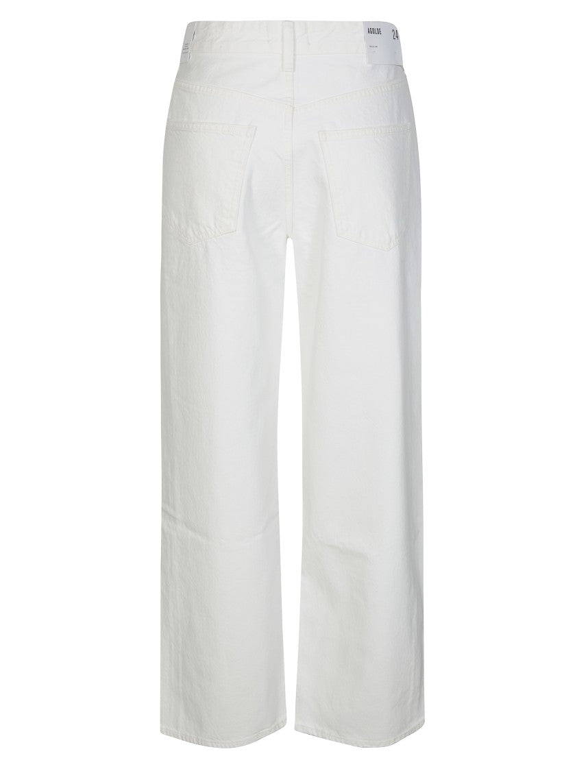 Agolde Milkshake Vana Fold Wide-Leg Jeans
