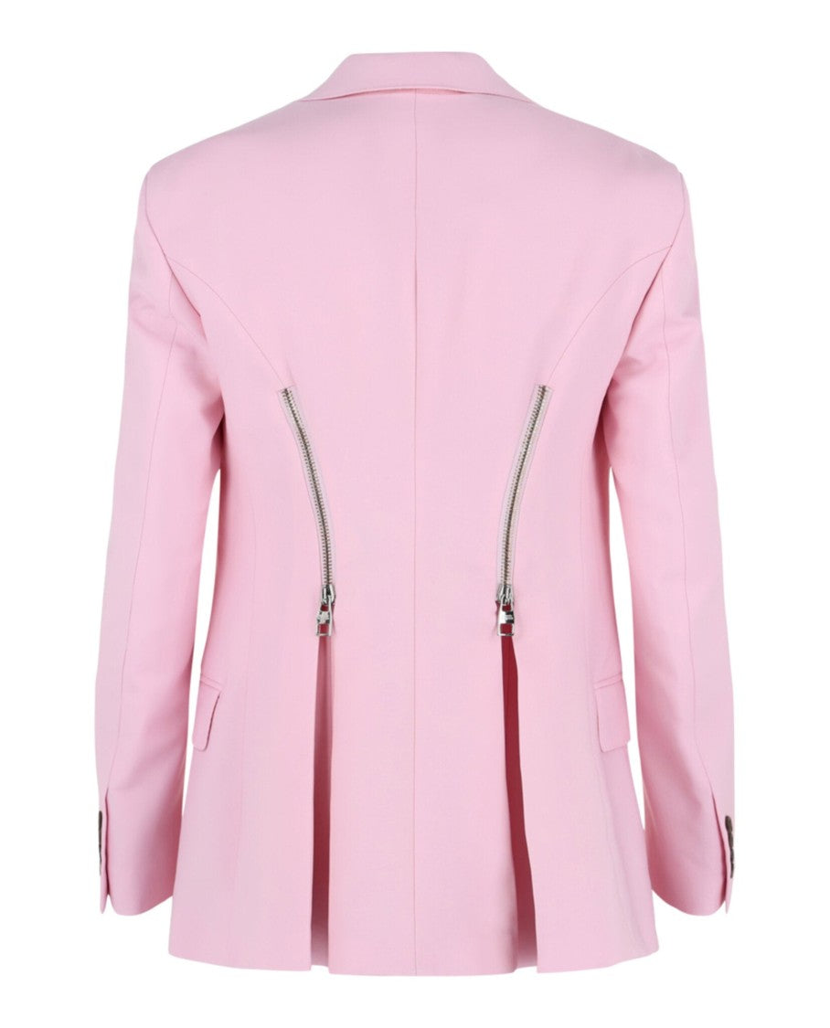 Alexander Mcqueen Double-Zip Peplum Blazer
