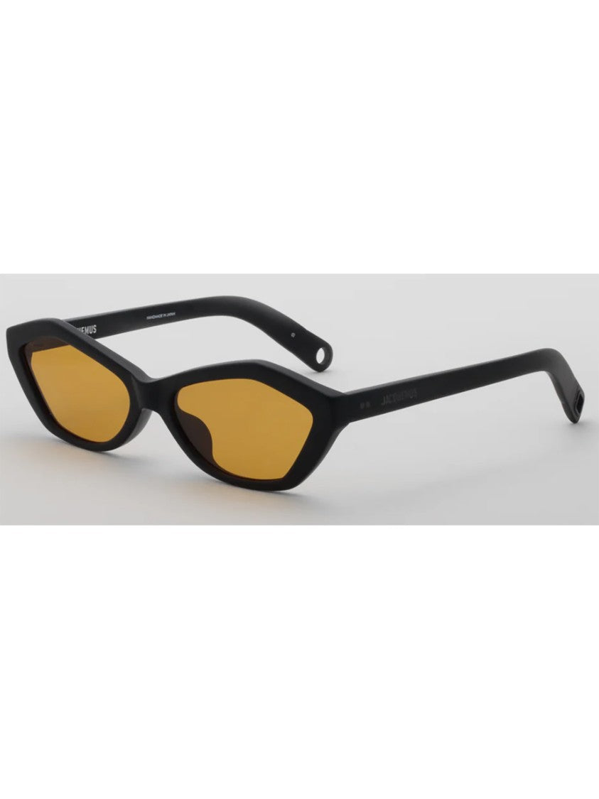 Jacquemus Cat-Eye Acetate Sunglasses With Bold Angular Design