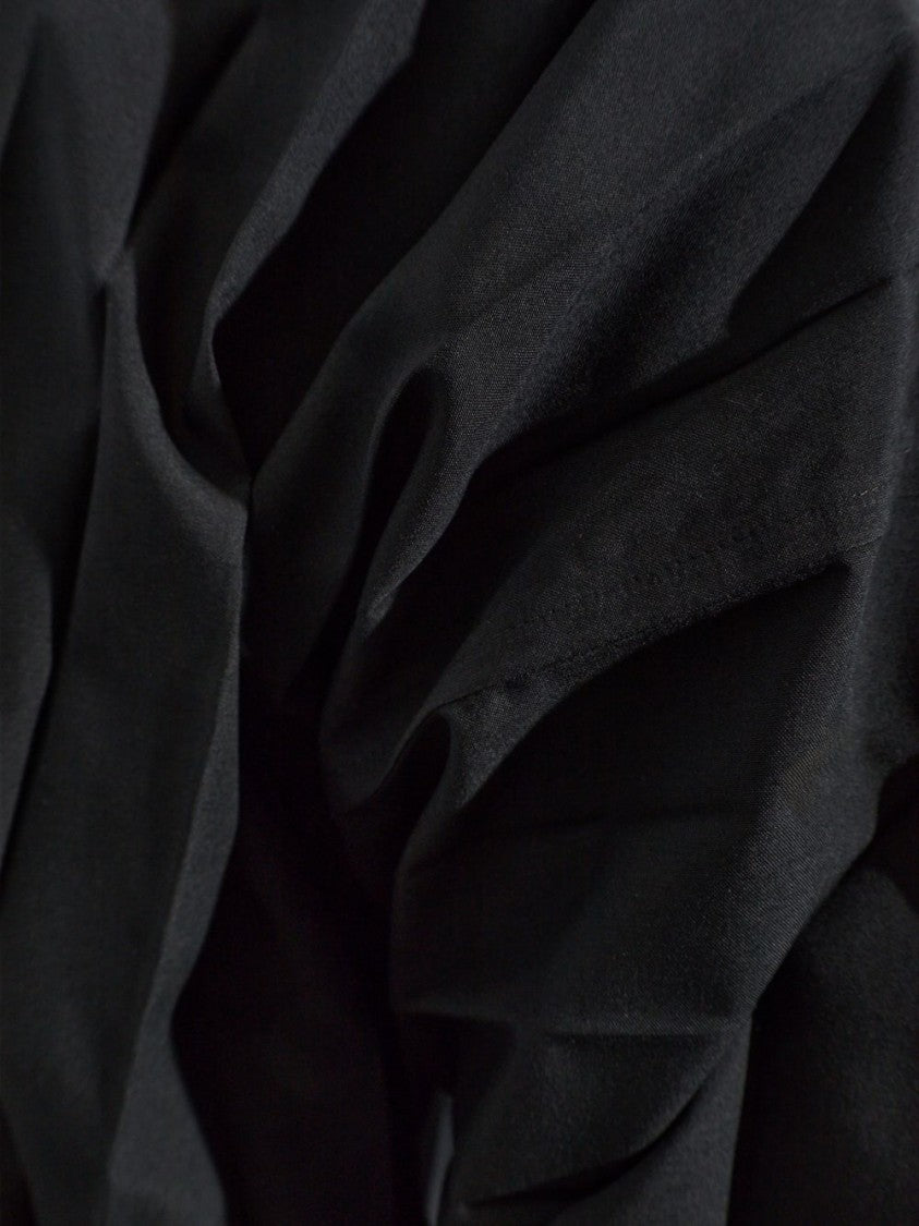 Homme Plissé Issey Miyake Mandarin Collar Textured Pleated Shirt