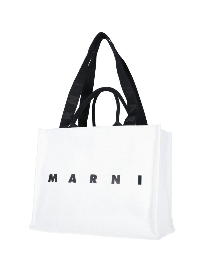 Marni Logo Tote Bag – Black