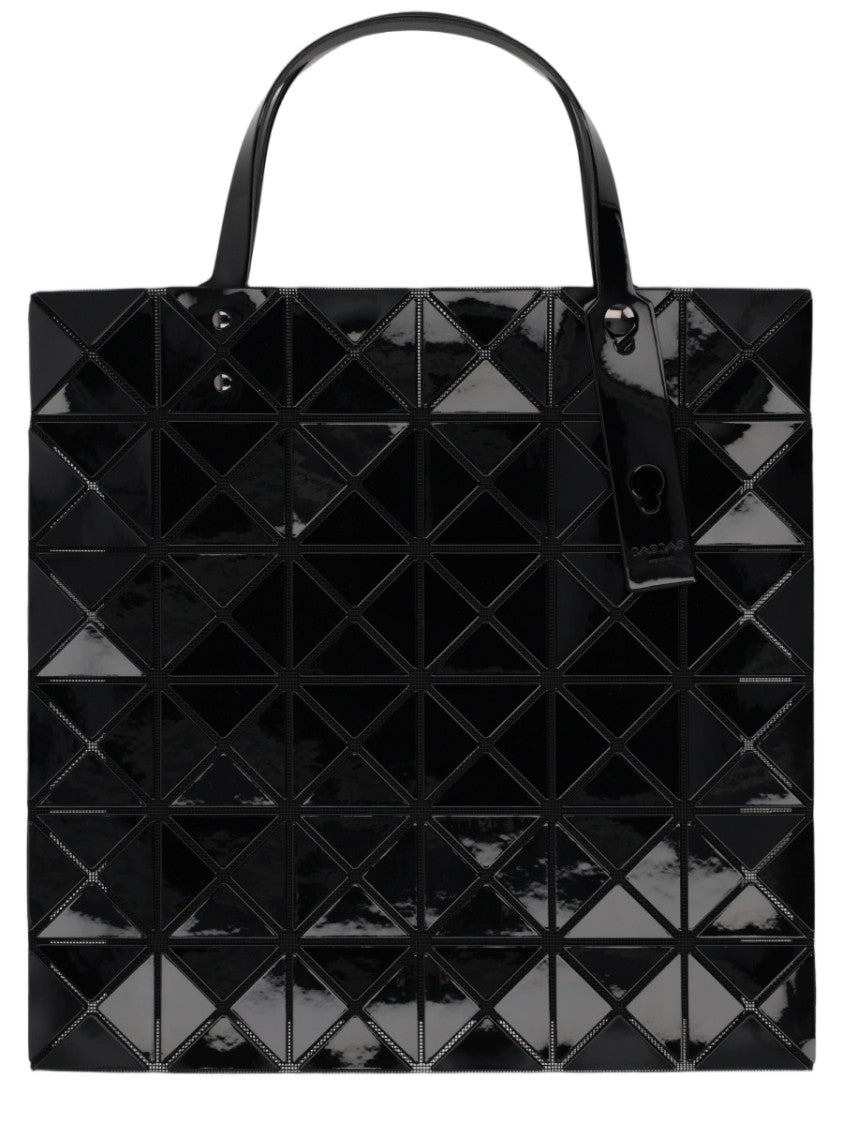 Bao Bao Issey Miyake Glossy Black Handbag With Geometric Faceted Design