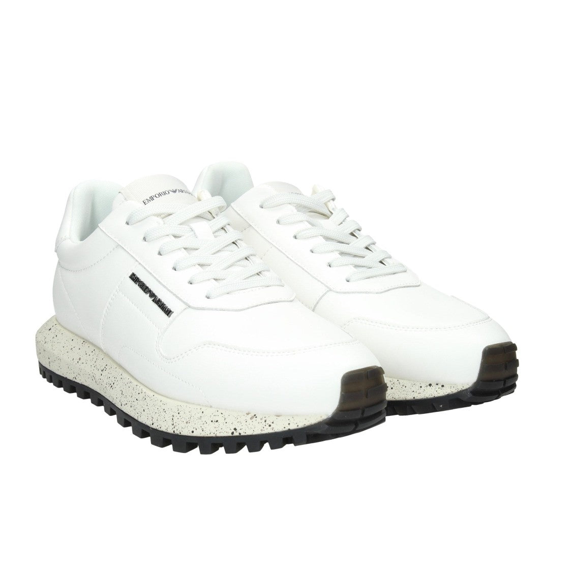 Emporio Armani Smooth Leather Sneakers