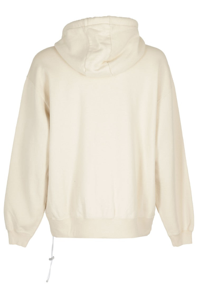 Bonsai Ivory Drawstring Hoodie Sweatshirt