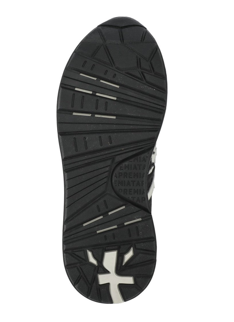 Premiata Black Bethcoin 8150 Animalier Sneakers