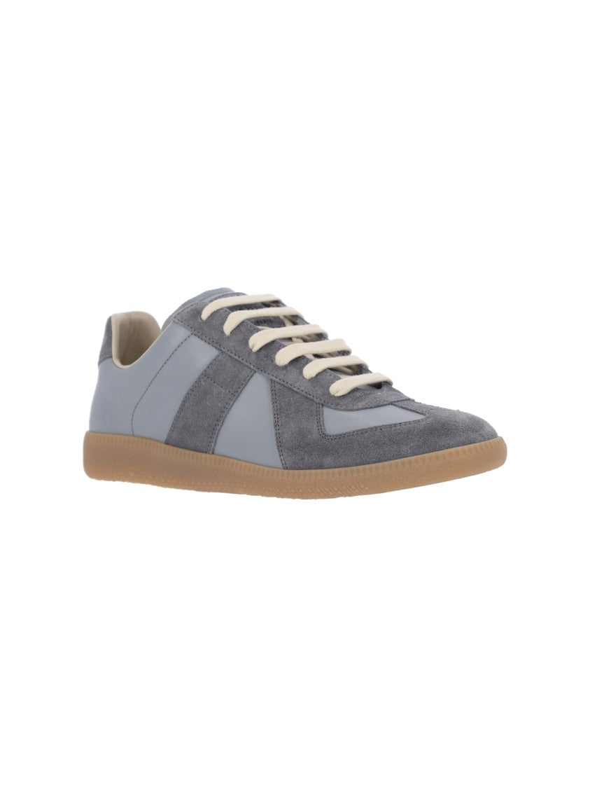 Maison Margiela Streamlined Grey Sneakers With Contemporary Design