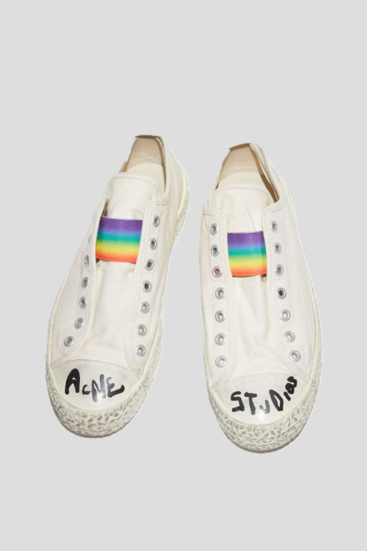 Acne Studios Rainbow Lace-Up Sneakers