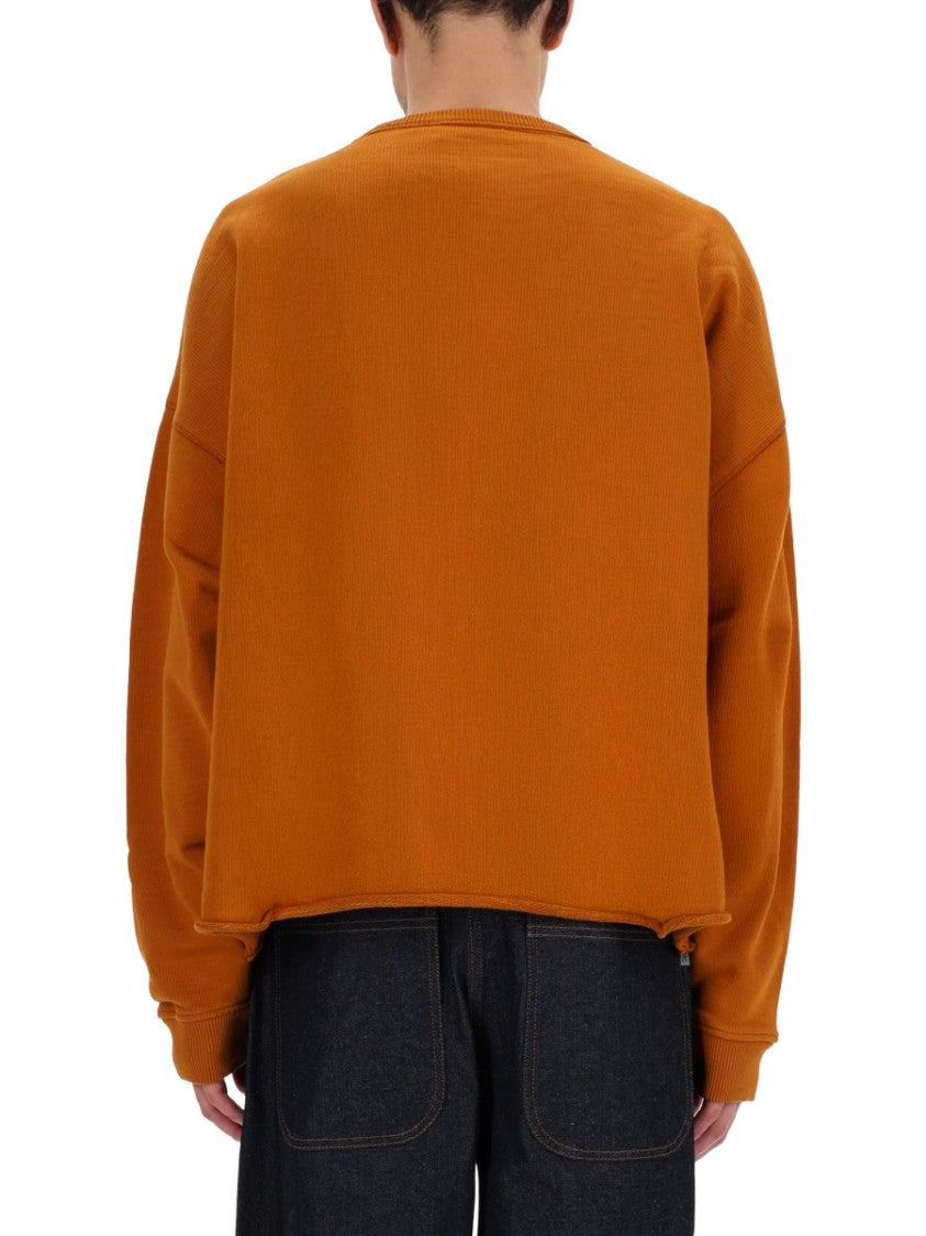 Ymc Studio Boxy Orange Sweatshirt