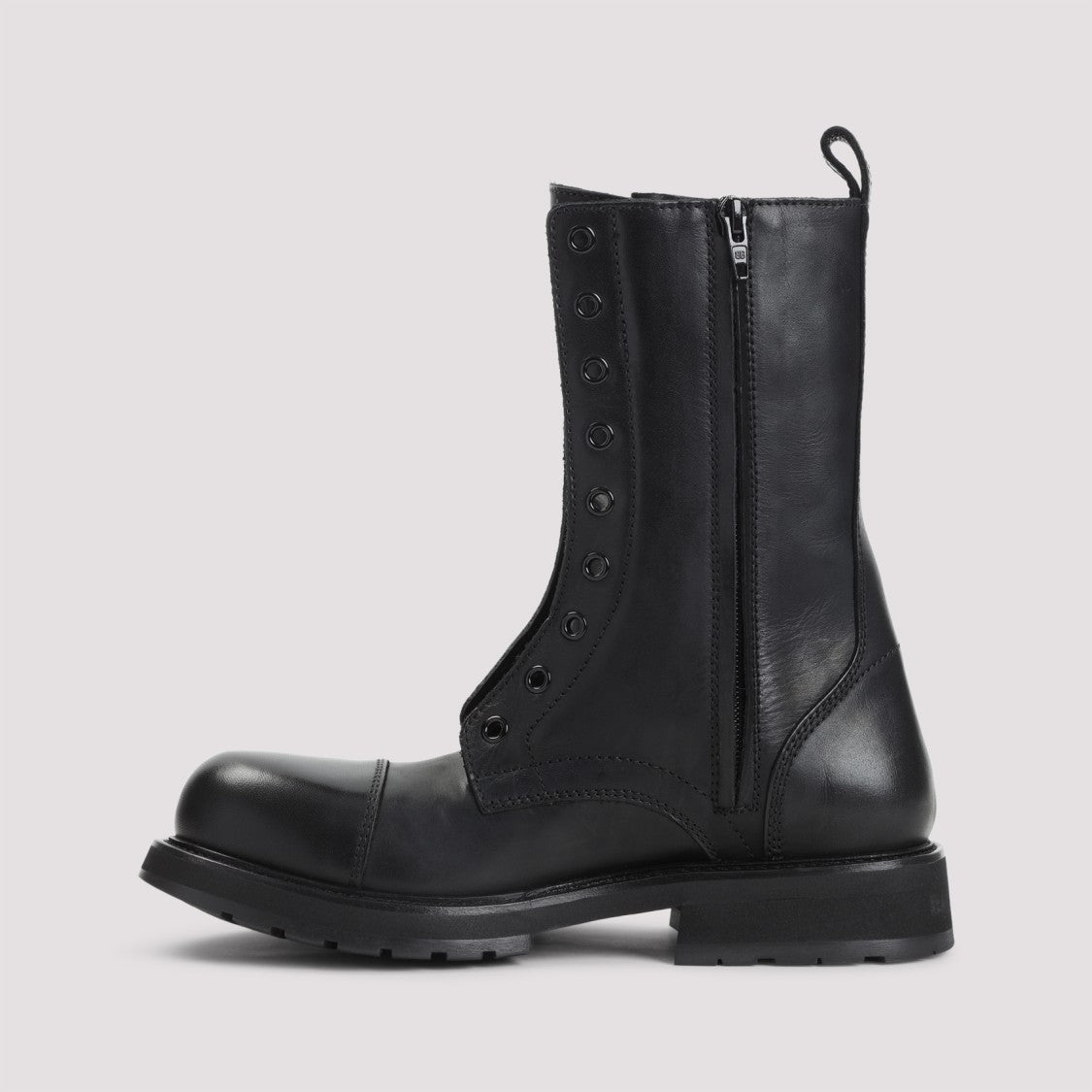 Balenciaga Truck Black Leather Boots