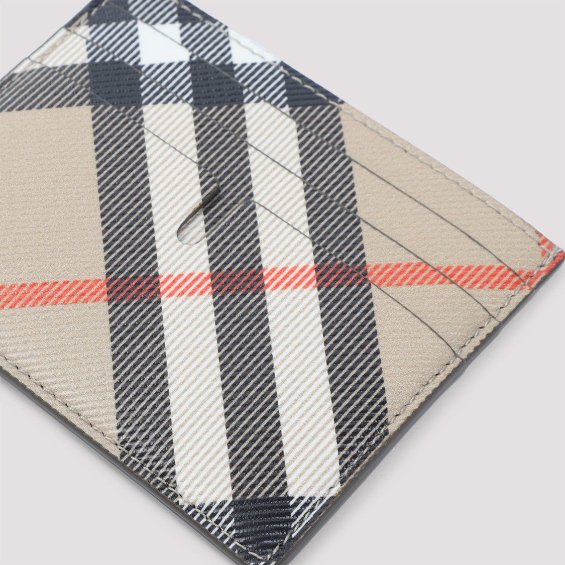 Burberry Sand Beige Tall Sandon Credit Card Case