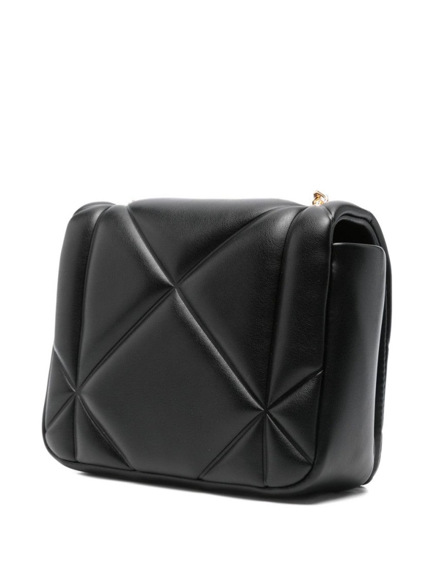 Love Moschino Geometric Quilted Shoulder Bag With Gold-Tone Hardware