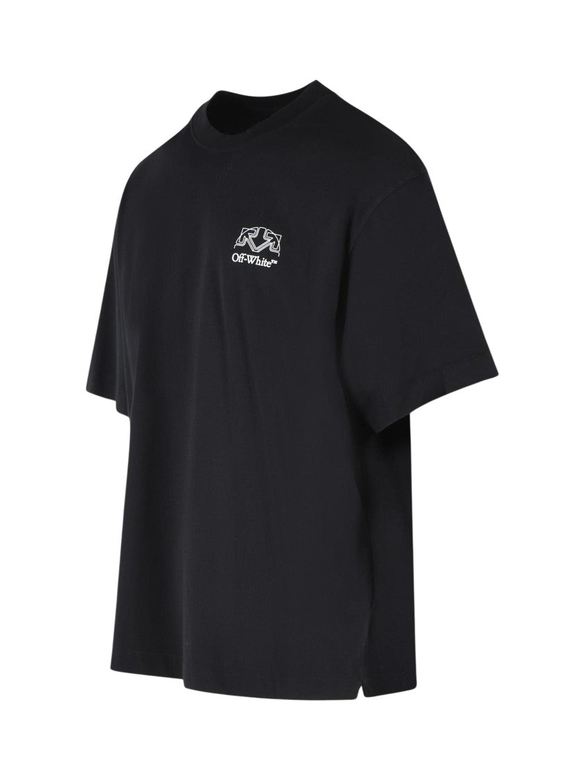 Off-White Offline Half Arrow Skate Relaxed Black T-Shirt