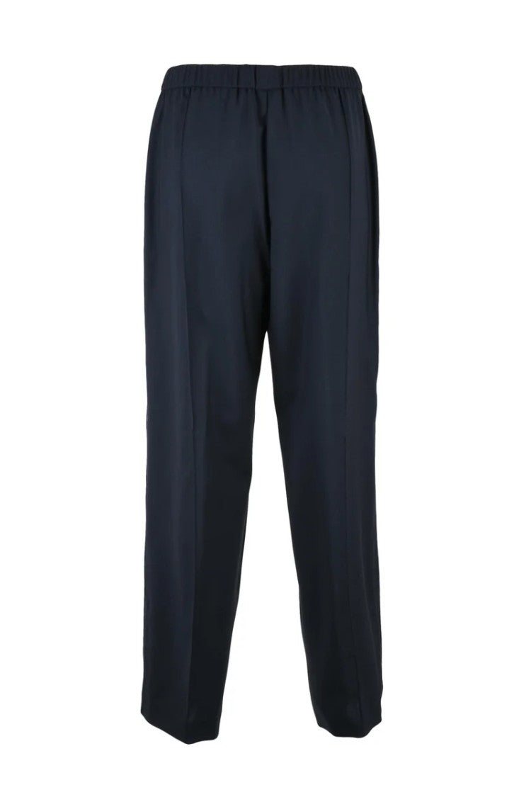 Fabiana Filippi Wool Stretch Trousers - Blue