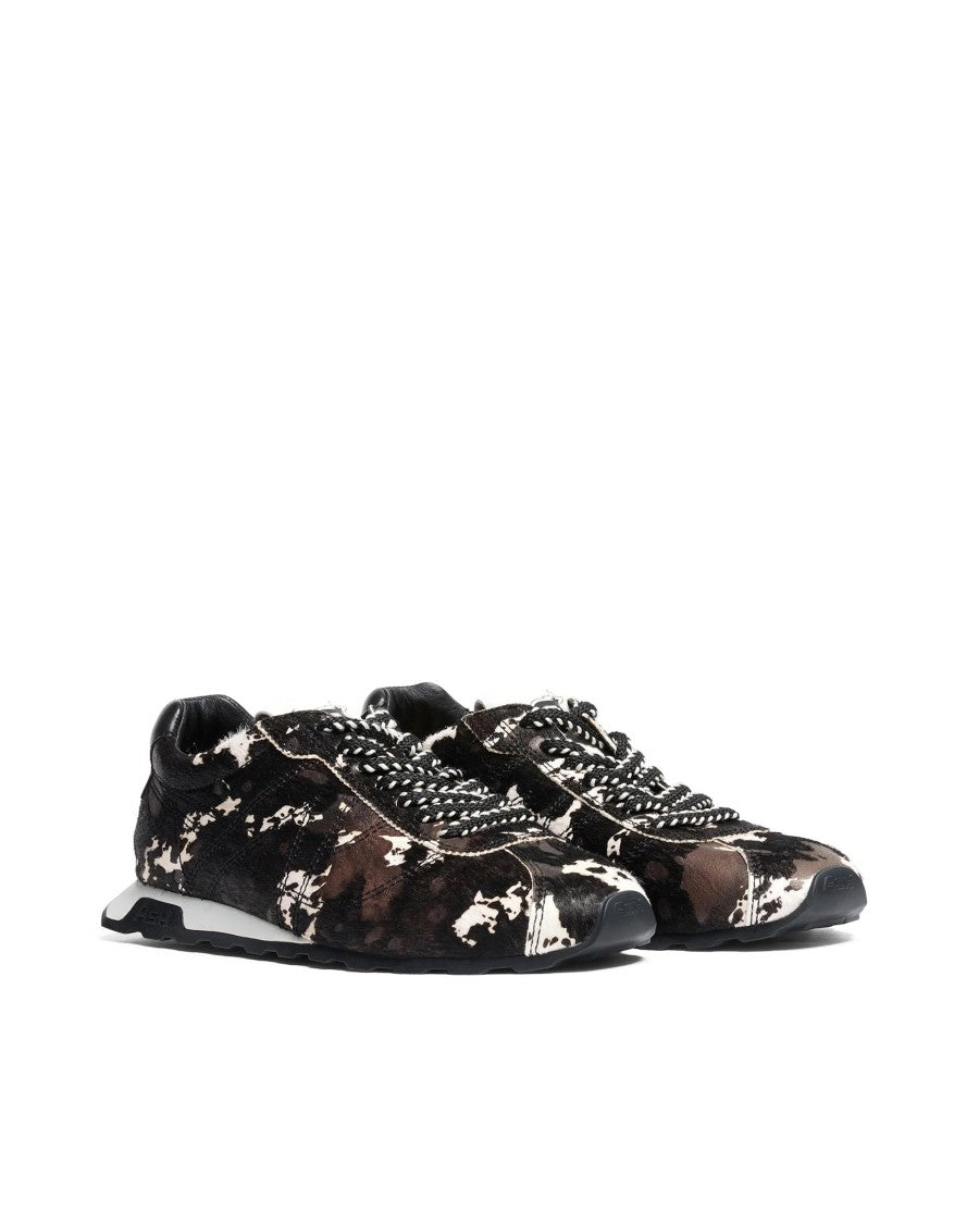 Ash Kill Bill Pony Black And White Leather Sneakers