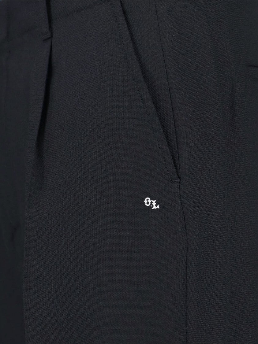 Our Legacy Straight-Leg Chino Pants With Mid-Rise Waist And Pleated Front