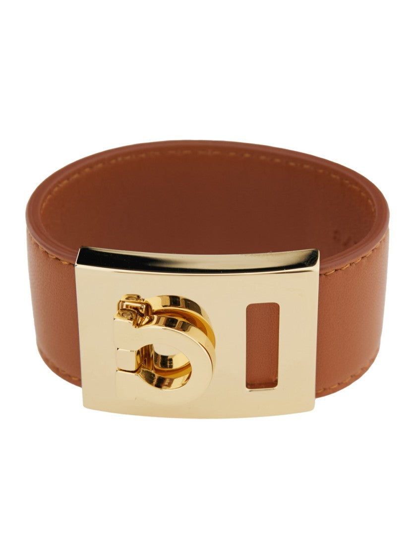 Salvatore Ferragamo Hug' Brown Bracelet