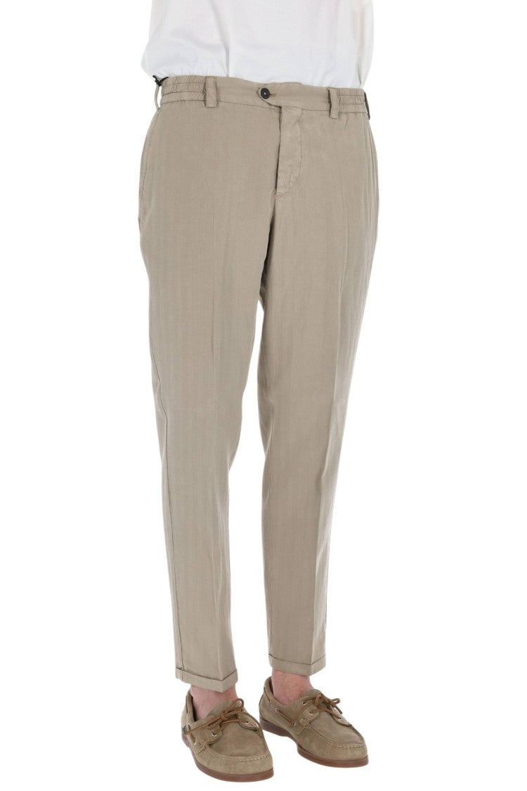Pt Torino The Rebel Herringbone Lyocell Pants