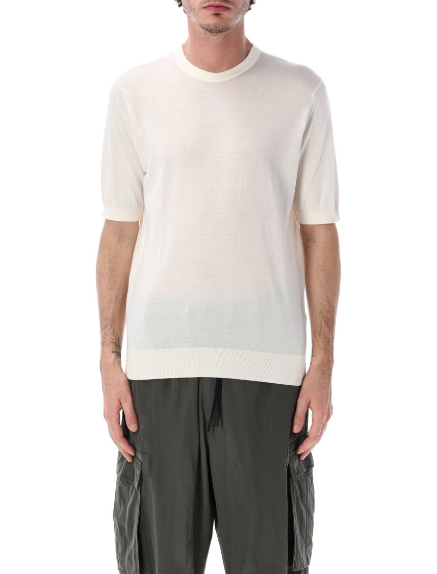 John Smedley Kempton Short Sleeve Knit Crewneck Tee