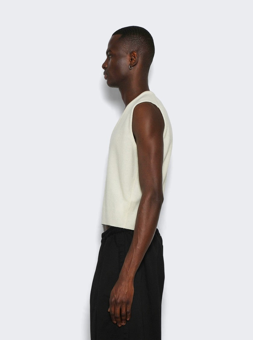 Maison Margiela V-Neck Vest Off White