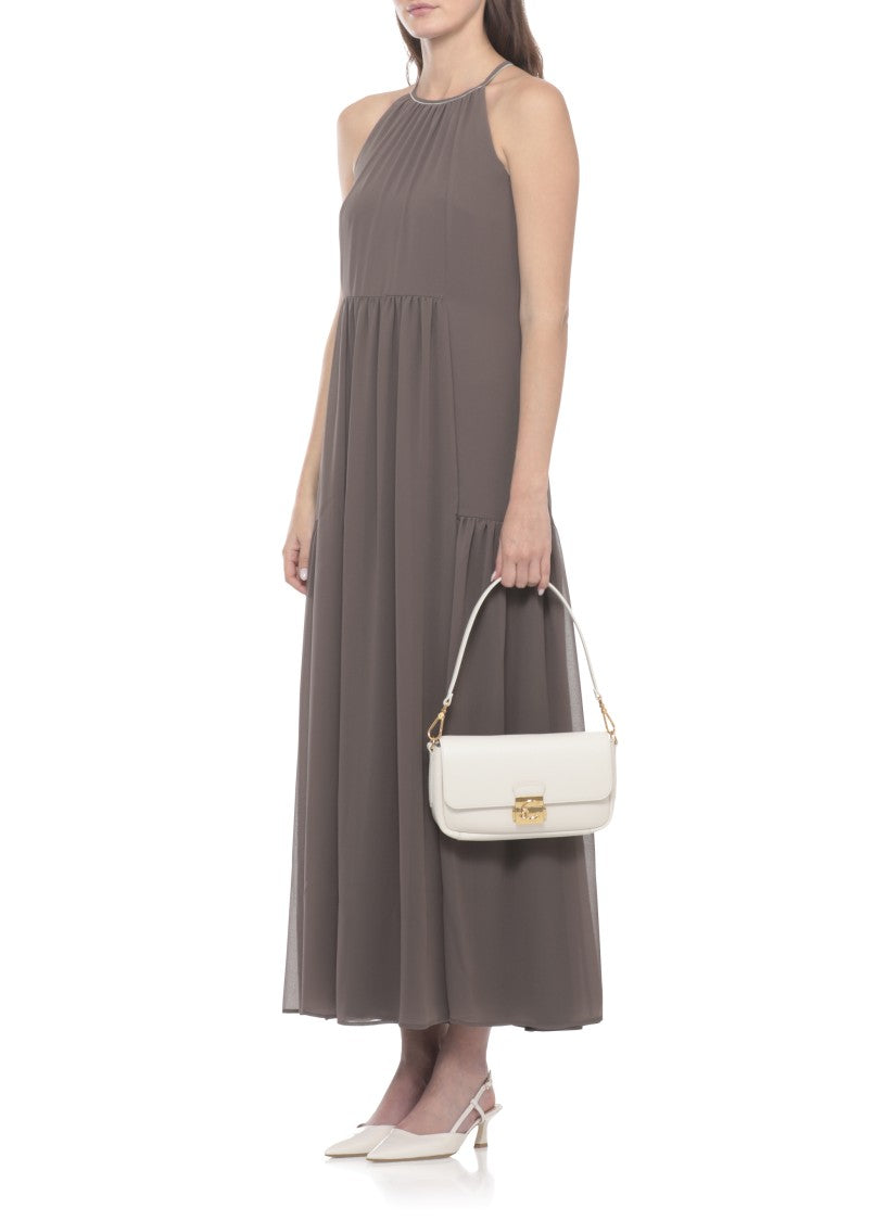 Coccinelle C-Me Lock Medium Shoulder Bag With Gold-Tone Hardware