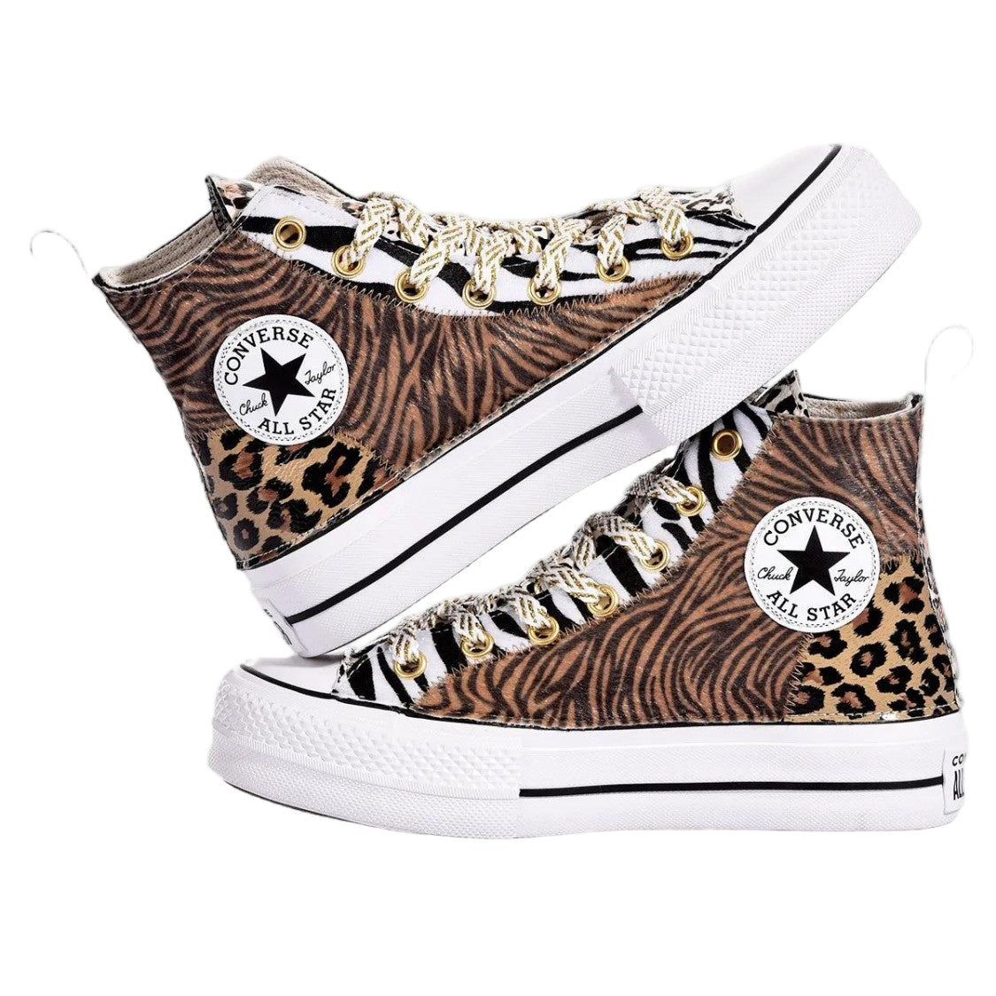 Converse Blue Suede Handmade Individual Platform Sneakers