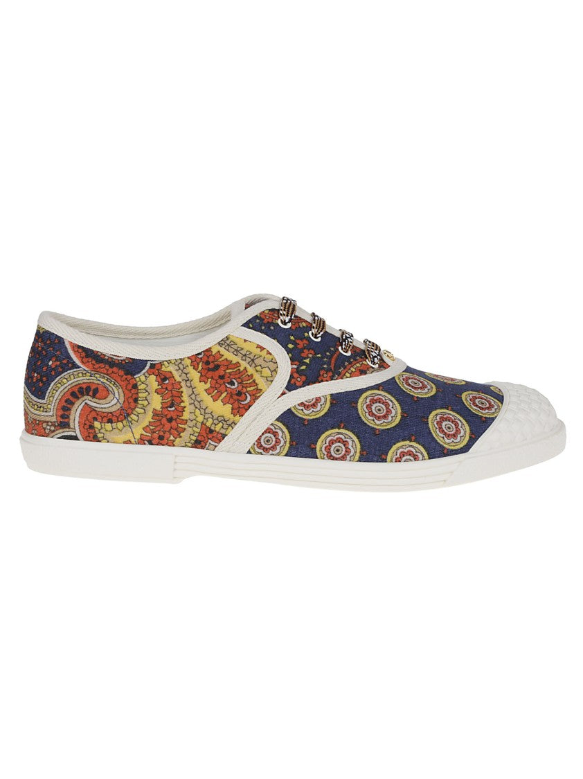 Valentino Multicoloured Cotton Sneaker